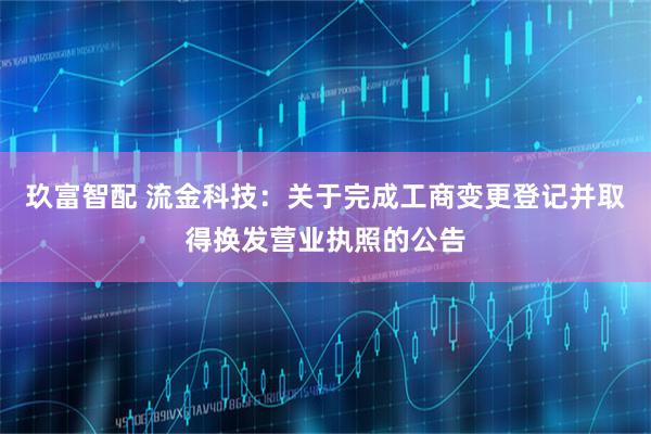 玖富智配 流金科技：关于完成工商变更登记并取得换发营业执照的公告