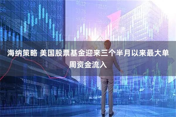 海纳策略 美国股票基金迎来三个半月以来最大单周资金流入